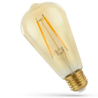 Spectrum Warme Led Lamp - E27 - 5 Watt - 230V - IP20 - Amber