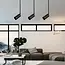 TooLight Zwarte hanglamp - modern design - 15 x 25 cm - GU10 fitting - veelzijdig en stijlvol