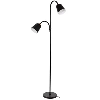 TooLight Staande lamp APP924-2F - E27 - 2 Lichtpunten - Zwart