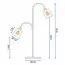 TooLight Staande lamp APP924-2F - E27 - 2 Lichtpunten - Zwart