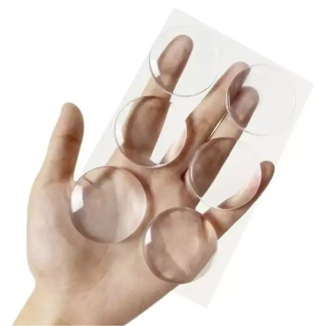 Ruhhy Transparante Siliconen Deurbeschermers - 6 Stuks