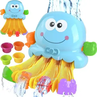 Ruhhy Octopus Waterglijbaan - Plezierig Bad Speelgoed voor Peuters Ruhhy Octopus Waterglijbaan - Plezierig Bad Speelgoed voor Peuters
