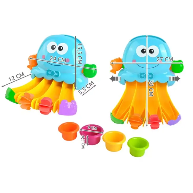 Ruhhy Octopus Waterglijbaan - Plezierig Bad Speelgoed voor Peuters