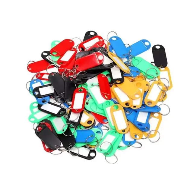 Malatec Sleutelhangers / Identificatie Labels voor Sleutels - Set van 100 Stuks