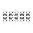 Malatec Sleutelhangers / Identificatie Labels voor Sleutels - Set van 100 Stuks