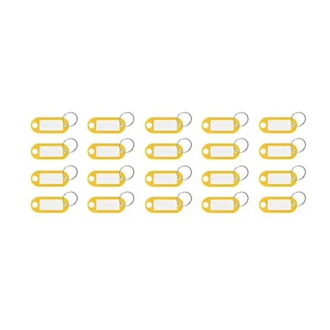 Malatec Sleutelhangers / Identificatie Labels voor Sleutels - Set van 100 Stuks