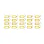 Malatec Sleutelhangers / Identificatie Labels voor Sleutels - Set van 100 Stuks
