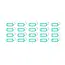 Malatec Sleutelhangers / Identificatie Labels voor Sleutels - Set van 100 Stuks