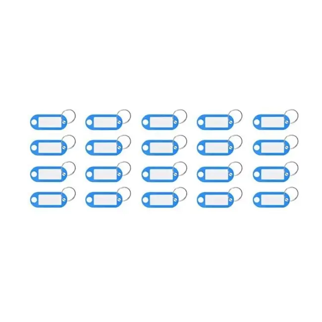 Malatec Sleutelhangers / Identificatie Labels voor Sleutels - Set van 100 Stuks