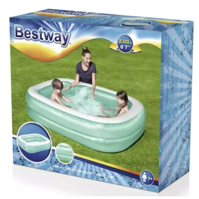 Bestway Opblaasbaar Zwembad - 201 x 150 x 51 cm - Teal