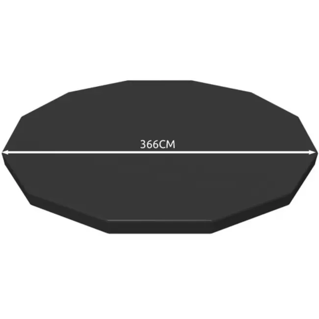 Bestway Framezwembad Afdekzeil 366 cm 58037 - Duurzame Bescherming