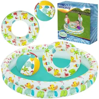 Bestway 3-in-1 Opblaasbaar Kinderzwembad 51124 - Plezier voor de Kleintjes