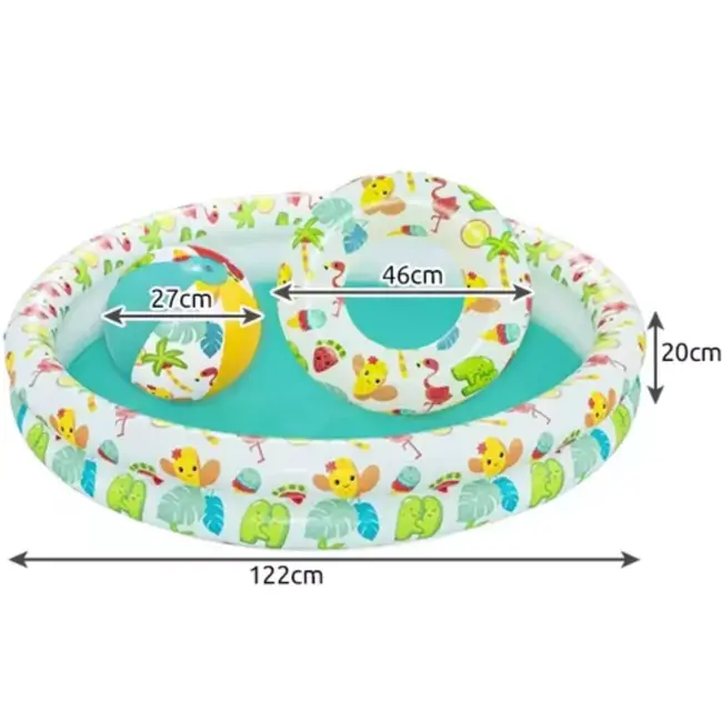 Bestway 3-in-1 Opblaasbaar Kinderzwembad 51124 - Plezier voor de Kleintjes