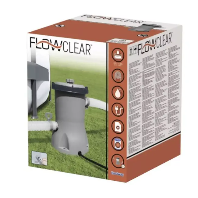 Bestway Pomp met Filter 2006 l/h - Krachtig Zwembadonderhoud - 32W