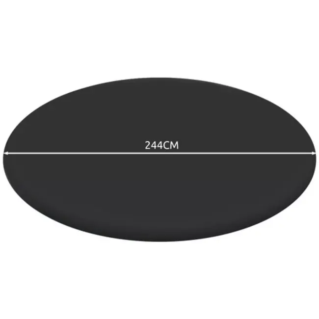 Bestway Universele Zwembadafdekhoes 244 cm - Houd Uw Zwembad Schoon en Veilig