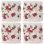 Ruhhy Feestelijk Kerst Toiletpapier 4-Pack - Rood & Wit Kerstmotief