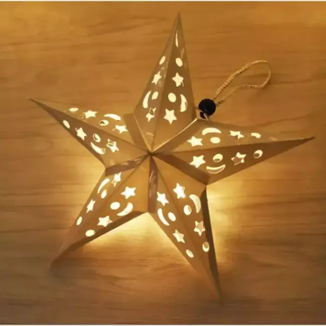 Ruhhy 3D LED Ster 20076 - Magische Kerstverlichting voor Thuis