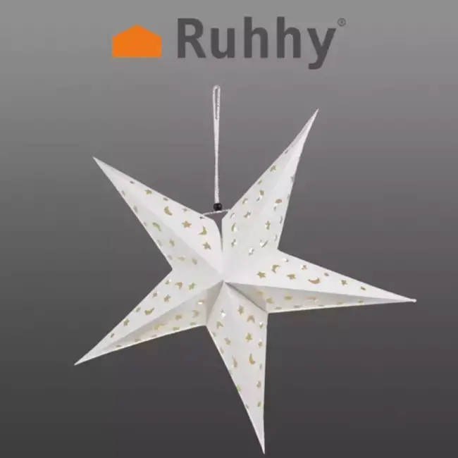 Ruhhy 3D LED Ster 20076 - Magische Kerstverlichting voor Thuis