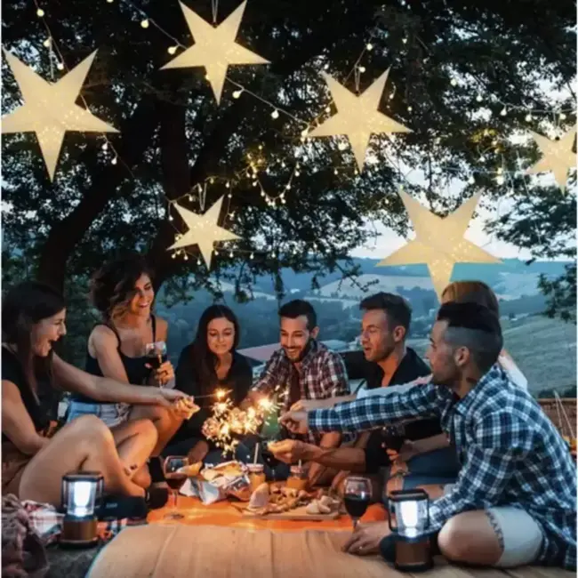 Ruhhy 3D LED Ster 20076 - Magische Kerstverlichting voor Thuis