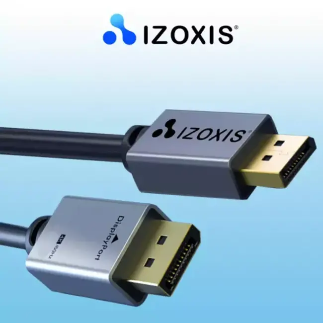 Izoxis DisplayPort naar DisplayPort Kabel - Ultieme 4K Ervaring - 2 meter