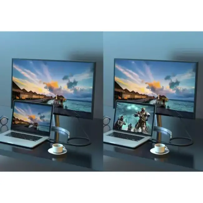 Izoxis DisplayPort naar DisplayPort Kabel - Ultieme 4K Ervaring - 2 meter