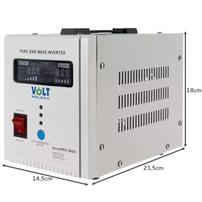 Volt Polska Sinus Pro 500E UPS: 3-in-1 Energieoplossing voor Thuis en Kantoor