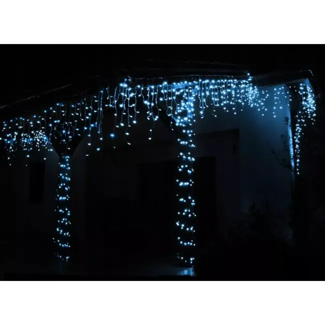 Ruhhy LED Kerstverlichting IJspegels 300 LED Koud Wit - Feestelijke Winterdecoratie