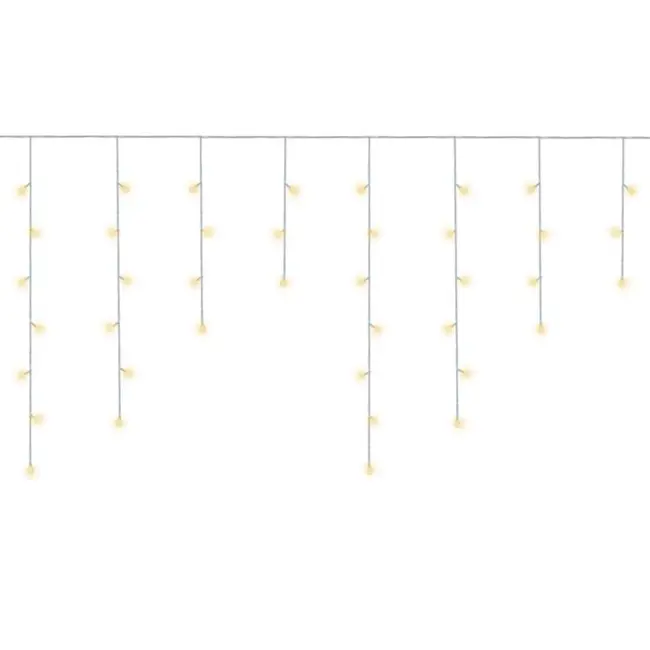 Ruhhy LED Kerstverlichting IJspegels 300 LED Warm Wit - Feestelijke Sfeer