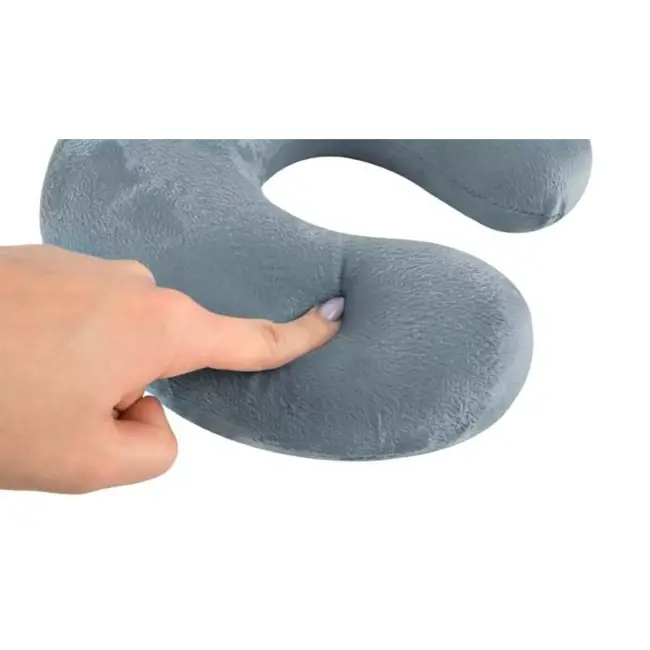 Trizand Memory Foam Reiskussen – Ultiem Comfort Onderweg - Grijs