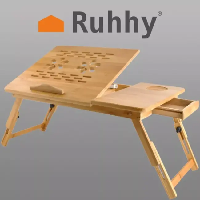 Ruhhy Verstelbare Laptop Tafel – Perfect voor Laptops tot 17 Inch