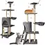 Purlov Kattenboom 138 cm Grijs - Veilig en Stimulerend Kattenparadijs