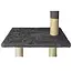 Purlov Kattenboom 138 cm Grijs - Veilig en Stimulerend Kattenparadijs