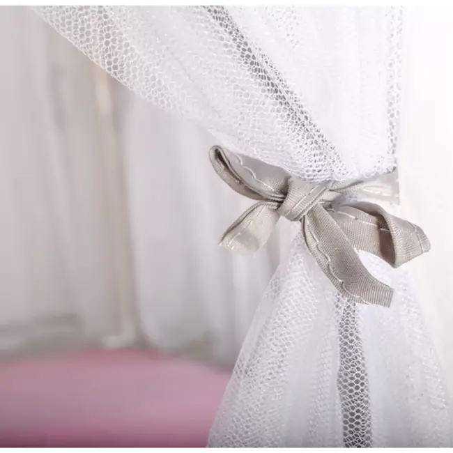 Kruzzel Grijze en Roze Kinderentent: Een Sprookjesachtige Speelplek - 140 x 70 x 70 cm