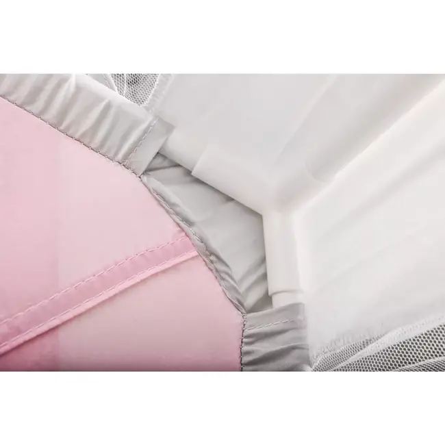 Kruzzel Grijze en Roze Kinderentent: Een Sprookjesachtige Speelplek - 140 x 70 x 70 cm