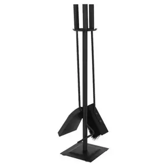 Kaminer Haardaccessoires Set - Elegant en Functioneel - 4-in-1 met Standaard
