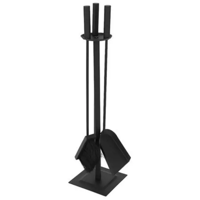 Kaminer Haardaccessoires Set - Elegant en Functioneel - 4-in-1 met Standaard