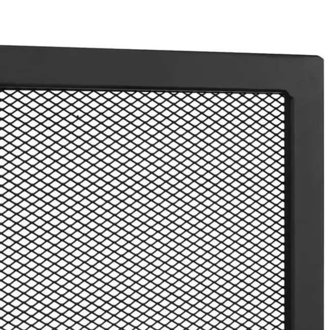 Kaminer Openhaard Scherm - Haardscherm - Vonkenscherm 118x76 cm: Uitgebreide Bescherming en Elegantie