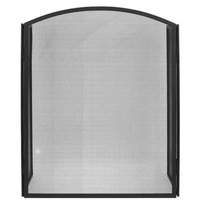 Kaminer Openhaard Scherm - Haardscherm - Vonkenscherm 118x76 cm: Uitgebreide Bescherming en Elegantie