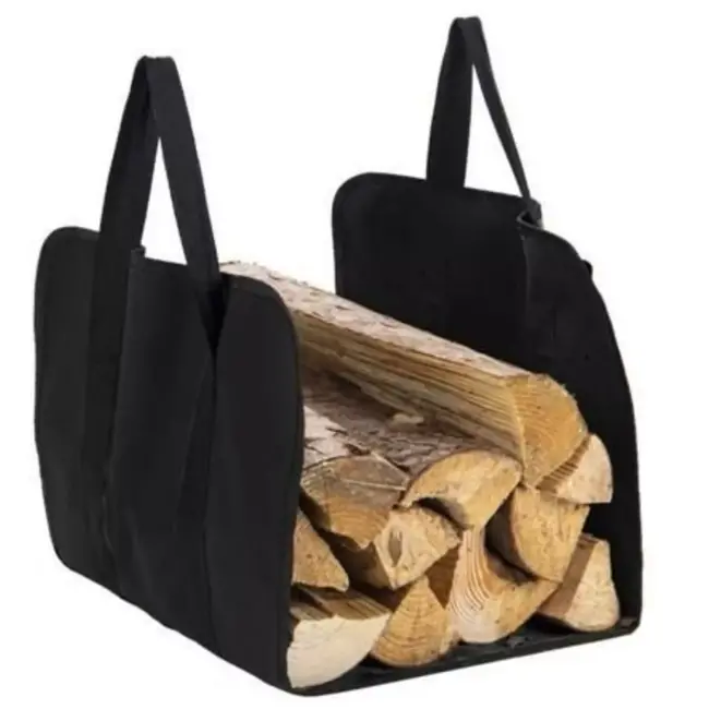 Kaminer Houtdraagtas 600D Oxford - Sterk & Waterdicht voor 20 kg Hout