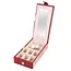 Beautylushh Bourgondische Juwelendoos - Luxe en Veiligheid voor Je Sieraden - 25 x 25x 9 cm