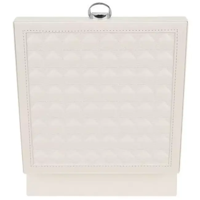 Beautylushh Juwelendoos - Wit 25 x 25 x 9 cm: Stijlvolle Organisatie voor Je Sieraden