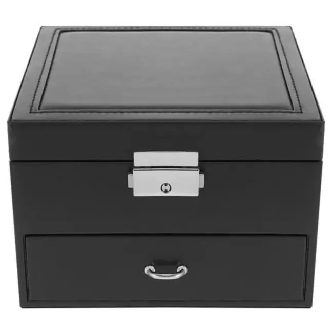 Beautylushh Juwelendoos - Zwart: Elegant en Functioneel - 31 x 16 x 25 cm