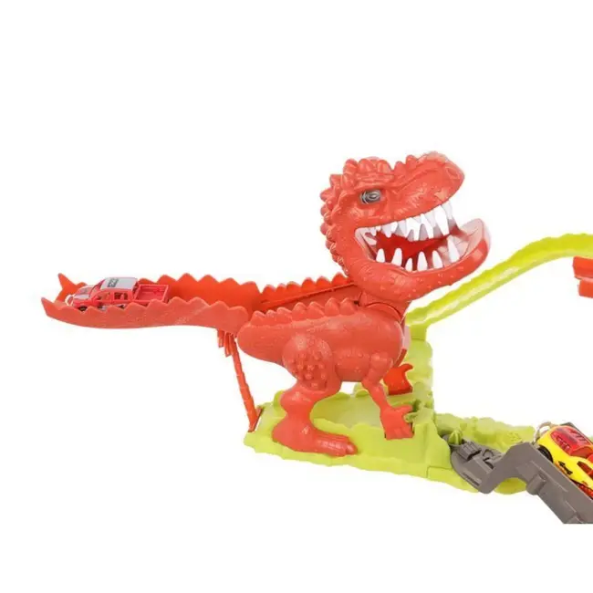 Ruhhy Dinosaurus Lanceerbaan - Incl. 2 Autootjes - Kunststof