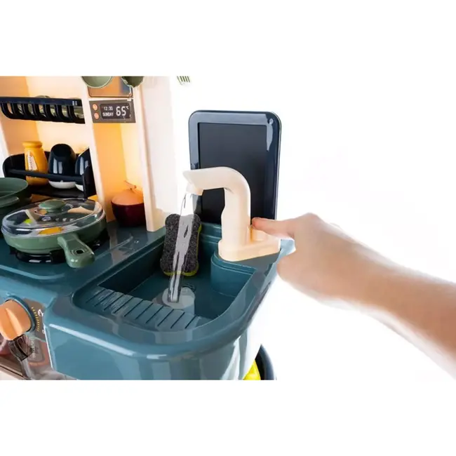 Ruhhy Speelgoedkeuken - 72 cm - Incl. Accessoires - Blauw