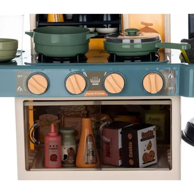 Ruhhy Speelgoedkeuken - 72 cm - Incl. Accessoires - Blauw