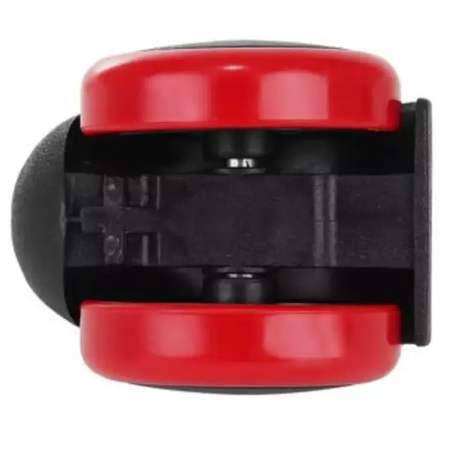 Ruhhy Rode Kantoorstoelwielen - 5 Stuks - Bescherm Je Vloer en Verhoog Mobiliteit