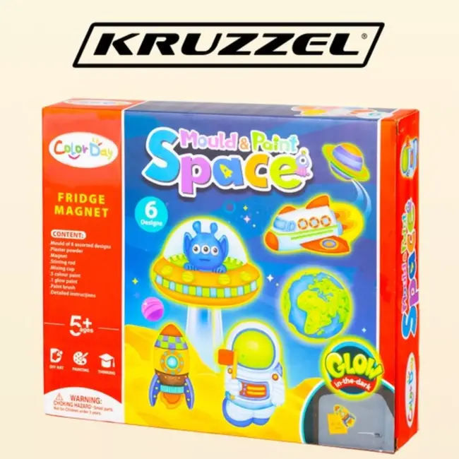Kruzzel Magneten - Doe-het-zelf - Ruimte - Kunststof