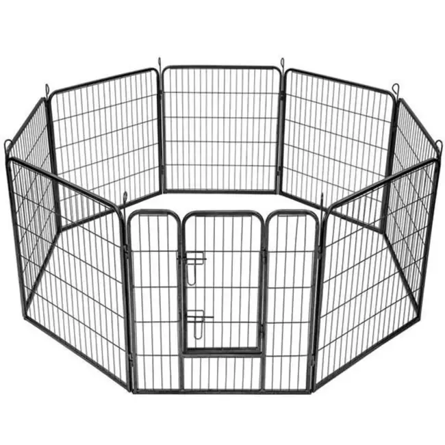 Malatec Multifunctionele Hondenren - 6 Panelen van 80x80cm voor Veiligheid en Comfort