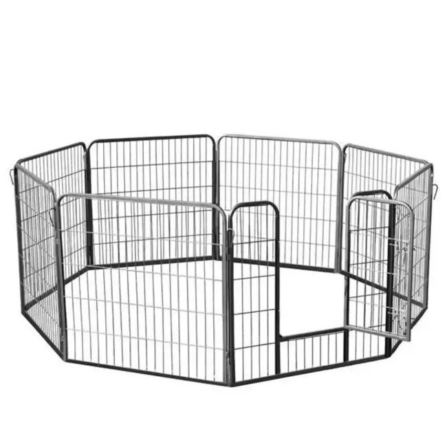 Malatec Multifunctionele Hondenren - 6 Panelen van 80x80cm voor Veiligheid en Comfort