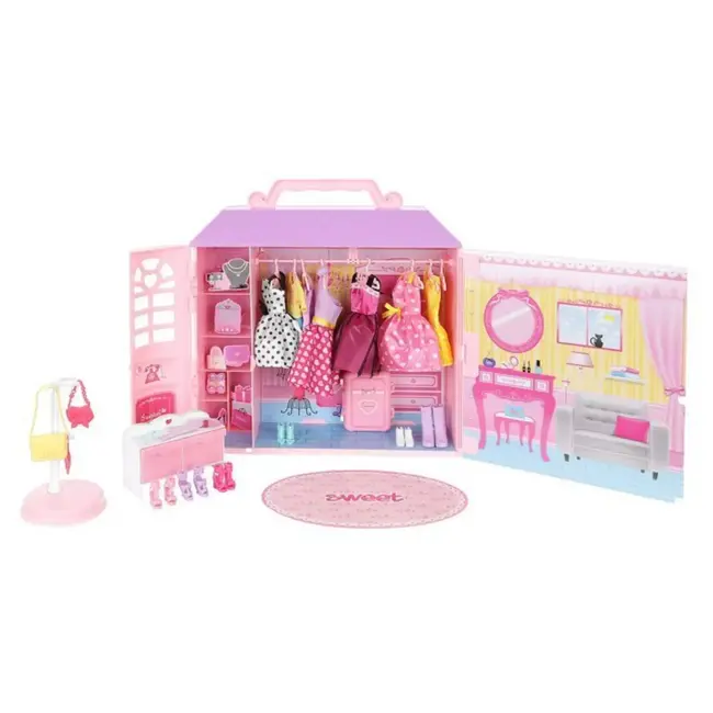 Ruhhy Huisje met Kleding - Inclusief Pop - Junior - Speelgoed